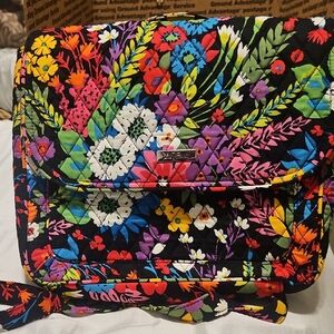 Vera Bradley Multicolor Floral Quilted Bag Pack Or Crossbady